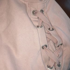 Long Sleeve lace up shirt